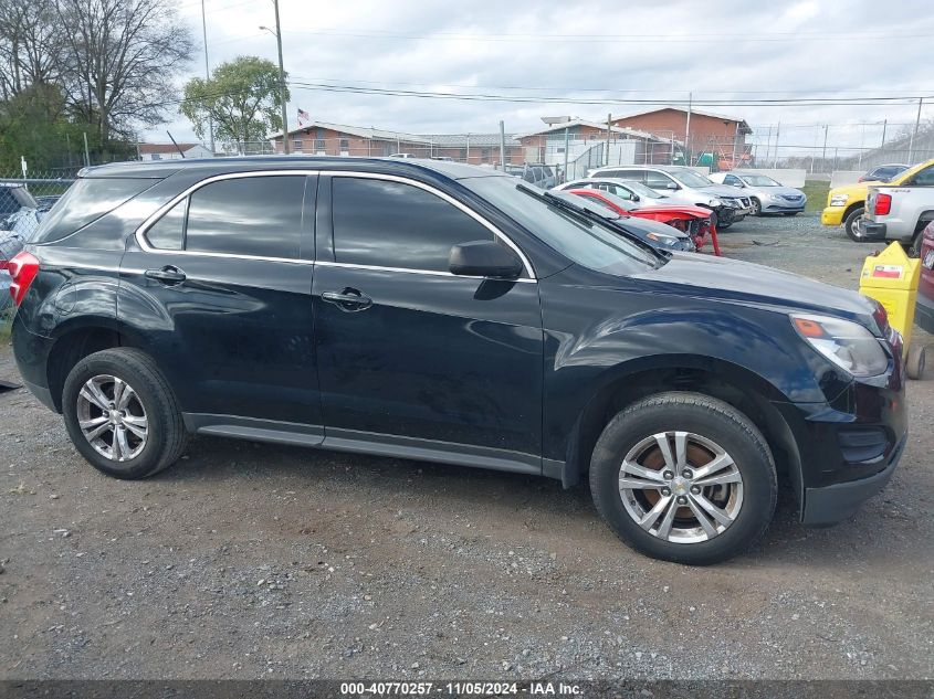 2017 CHEVROLET EQUINOX LS - 2GNALBEK7H1586236