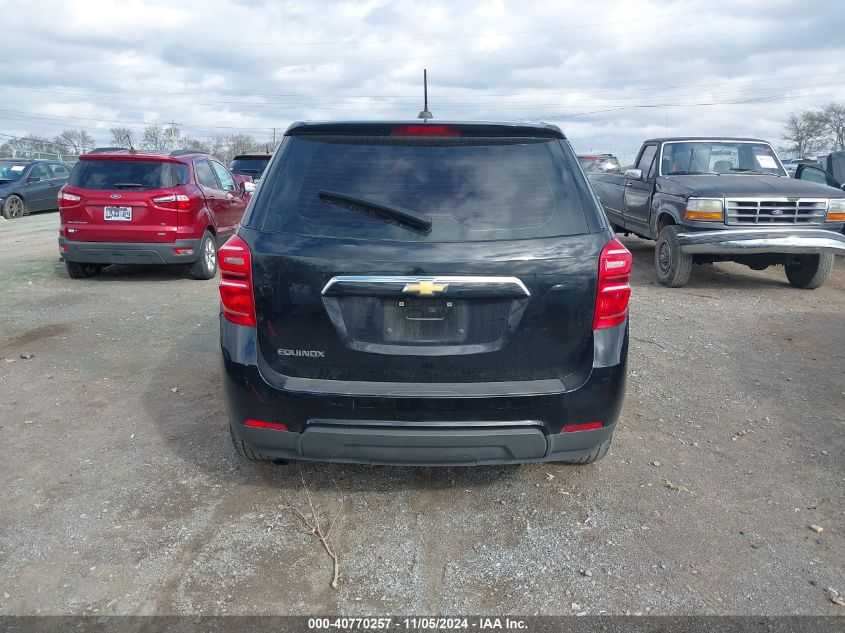 2017 CHEVROLET EQUINOX LS - 2GNALBEK7H1586236