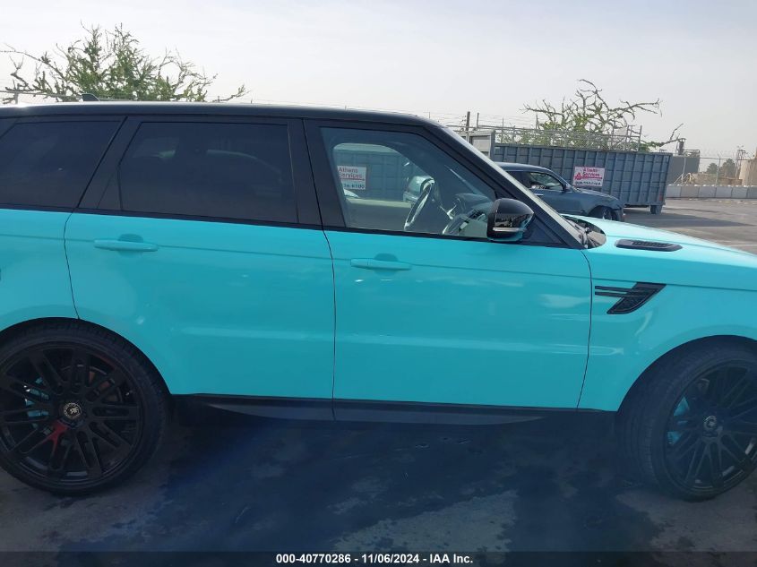 2016 Land Rover Range Rover Sport 3.0L V6 Supercharged Hse VIN: SALWR2PF1GA592432 Lot: 40770286