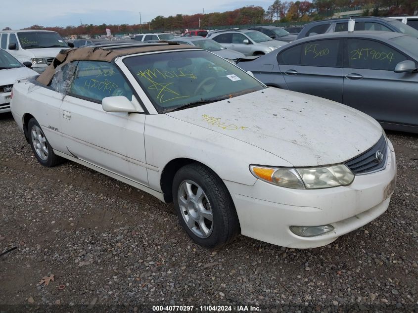 2002 Toyota Camry Solara Sle V6 VIN: 2T1FF28P82C565904 Lot: 40770297