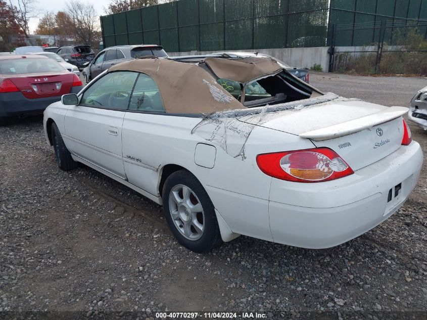 2002 Toyota Camry Solara Sle V6 VIN: 2T1FF28P82C565904 Lot: 40770297