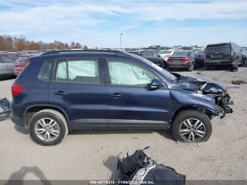 2016 VOLKSWAGEN TIGUAN S - WVGAV7AX5GW573005