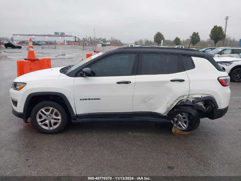 2017 Jeep New Compass Sport Fwd VIN: 3C4NJCAB5HT668394 Lot: 40770370