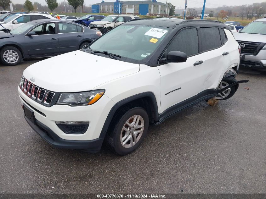 2017 Jeep New Compass Sport Fwd VIN: 3C4NJCAB5HT668394 Lot: 40770370