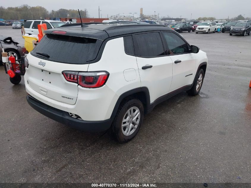 2017 Jeep New Compass Sport Fwd VIN: 3C4NJCAB5HT668394 Lot: 40770370