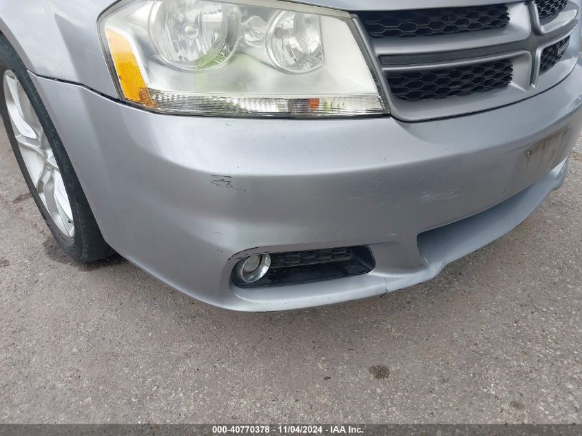 2013 DODGE AVENGER R/T - 1C3CDZBG6DN717385