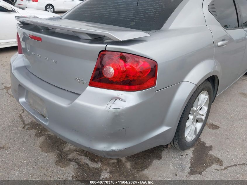 2013 DODGE AVENGER R/T - 1C3CDZBG6DN717385