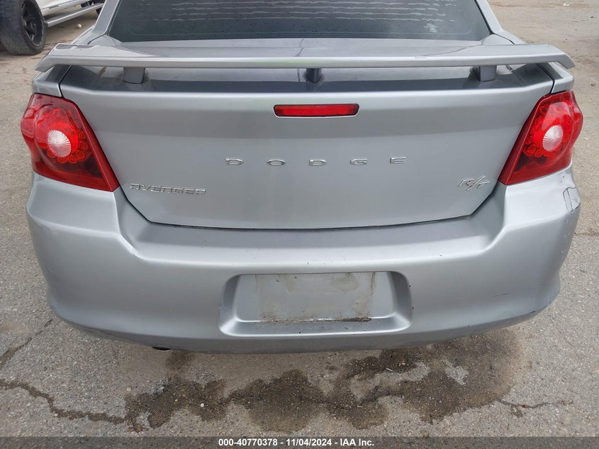 2013 DODGE AVENGER R/T - 1C3CDZBG6DN717385