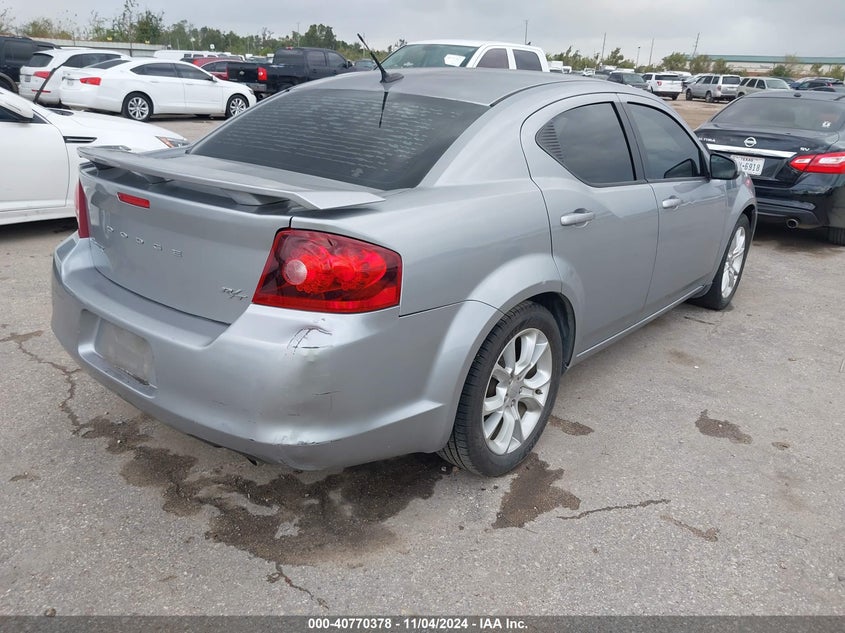 2013 DODGE AVENGER R/T - 1C3CDZBG6DN717385