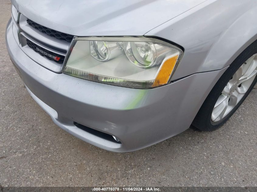 2013 DODGE AVENGER R/T - 1C3CDZBG6DN717385