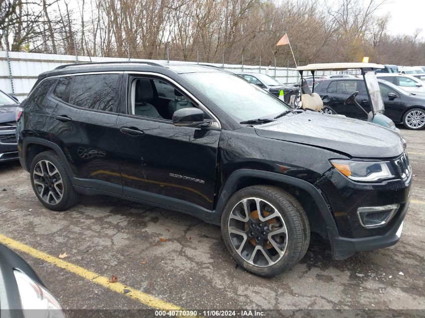 2021 Jeep Compass Limited 4X4 VIN: 3C4NJDCB1MT526105 Lot: 40770390