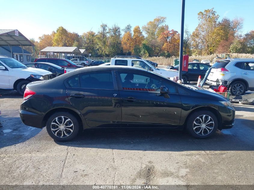 2013 Honda Civic Lx VIN: 19XFB2F51DE215984 Lot: 40770391