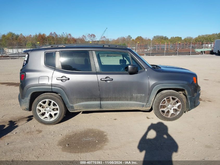 2017 Jeep Renegade Latitude Fwd VIN: ZACCJABB1HPE80585 Lot: 40770393