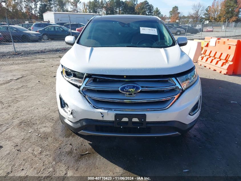 2017 Ford Edge Titanium VIN: 2FMPK4K93HBB50489 Lot: 40770423