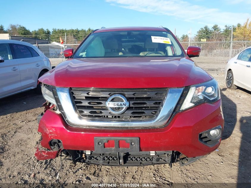 2017 Nissan Pathfinder Sl VIN: 5N1DR2MM3HC633789 Lot: 40770430