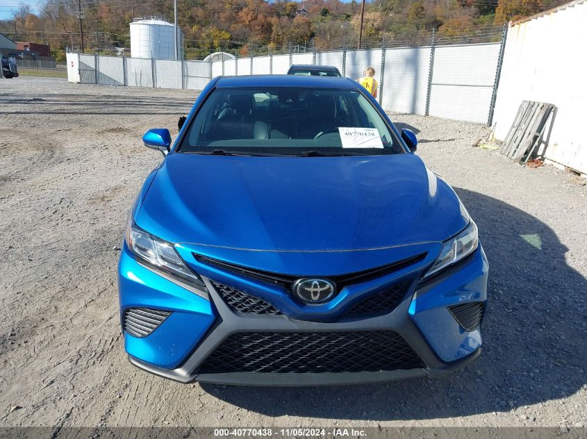 2019 Toyota Camry Se VIN: 4T1B11HKXKU260754 Lot: 40770438