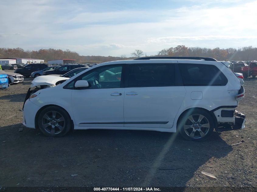 2018 Toyota Sienna Se 8 Passenger VIN: 5TDXZ3DC5JS939508 Lot: 40770444