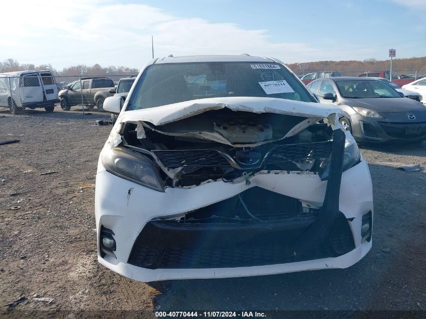 2018 Toyota Sienna Se 8 Passenger VIN: 5TDXZ3DC5JS939508 Lot: 40770444