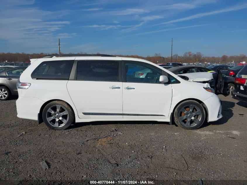 2018 Toyota Sienna Se 8 Passenger VIN: 5TDXZ3DC5JS939508 Lot: 40770444