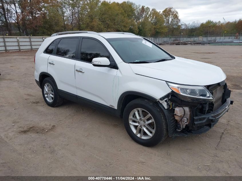 2015 KIA SORENTO LX V6 - 5XYKTDA73FG648745