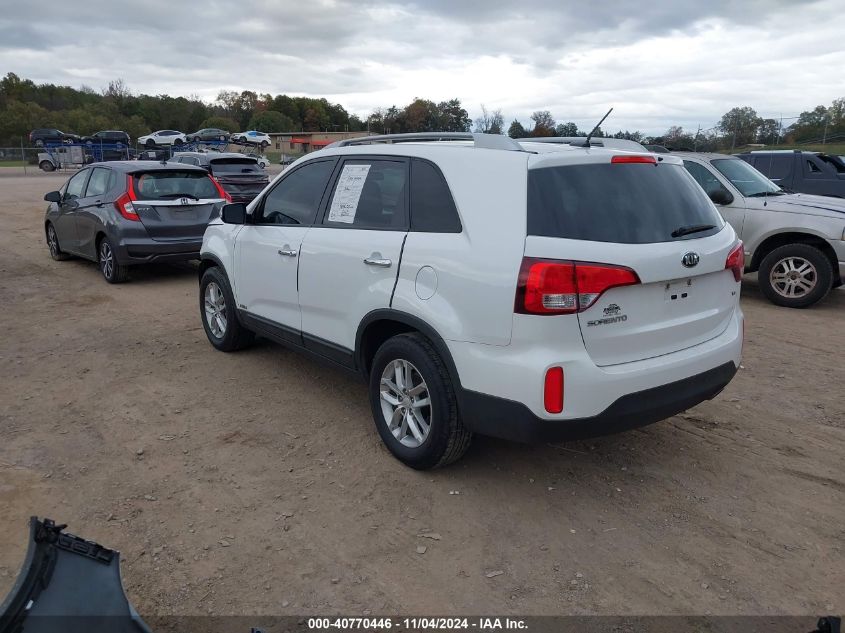 2015 KIA SORENTO LX V6 - 5XYKTDA73FG648745