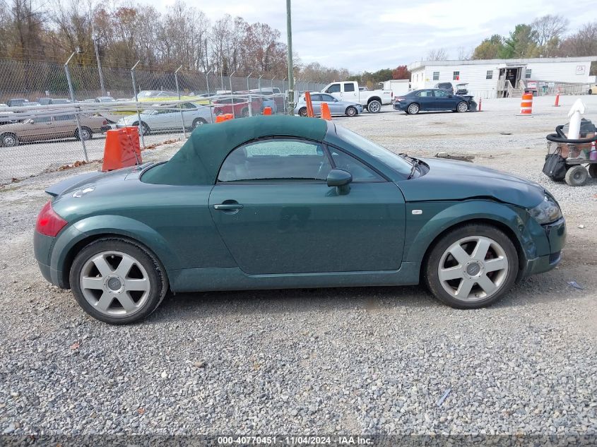 2001 Audi Tt VIN: TRUTC28N011005667 Lot: 40770451