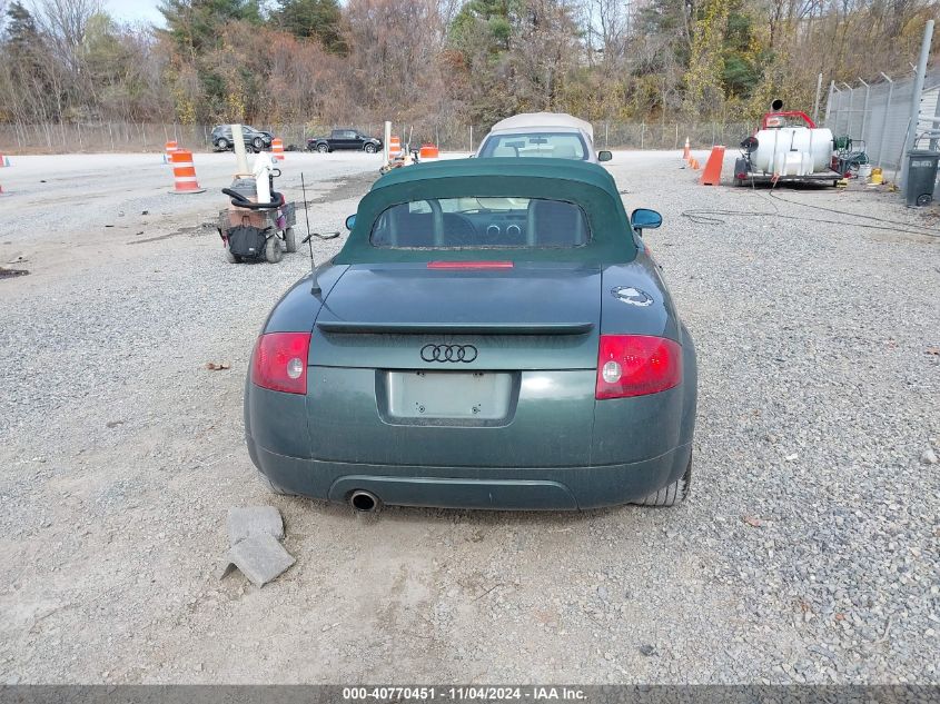 2001 Audi Tt VIN: TRUTC28N011005667 Lot: 40770451