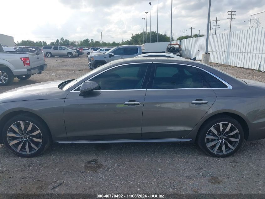 2021 Audi A4 Premium 40 Tfsi Quattro S Tronic VIN: WAUABAF44MA075263 Lot: 40910192