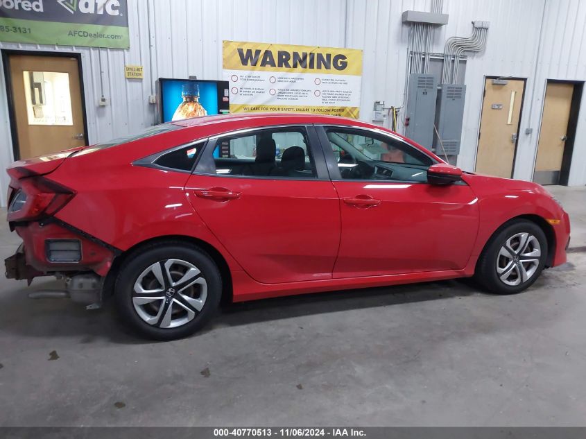 2018 Honda Civic Lx VIN: 2HGFC2F51JH537796 Lot: 40770513