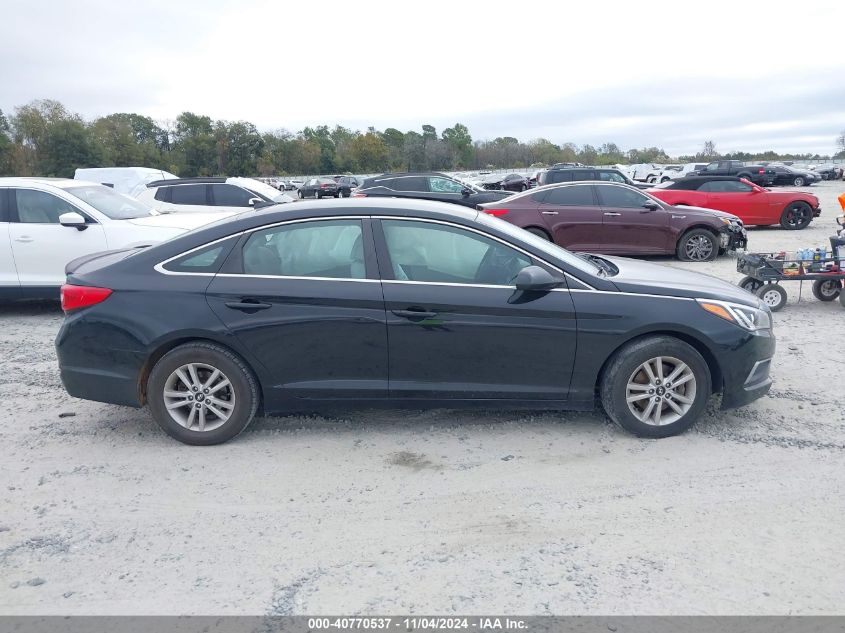 2016 Hyundai Sonata Se VIN: 5NPE24AF4GH358192 Lot: 40770537