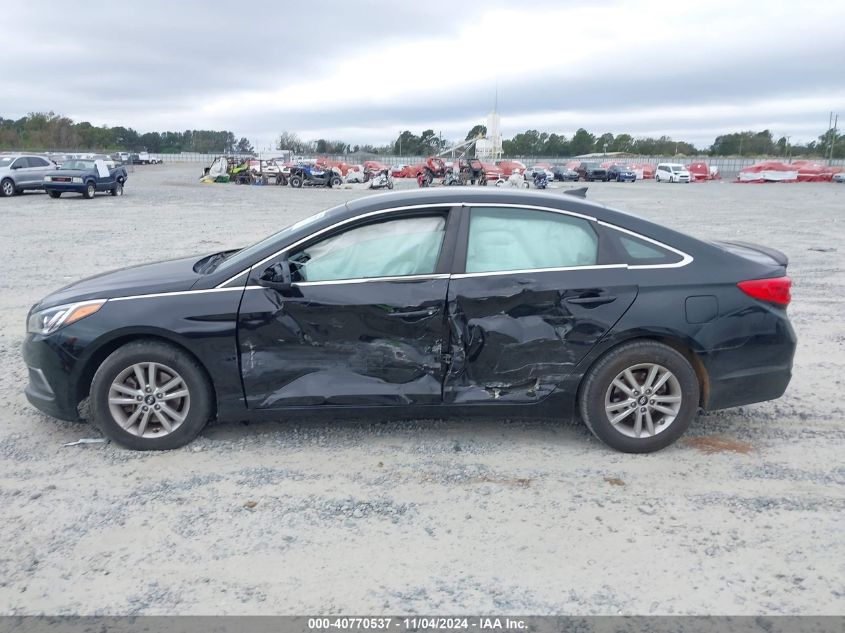 2016 Hyundai Sonata Se VIN: 5NPE24AF4GH358192 Lot: 40770537