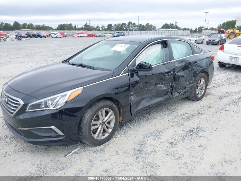 2016 HYUNDAI SONATA SE - 5NPE24AF4GH358192