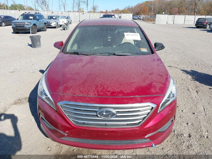 2015 Hyundai Sonata Se VIN: 5NPE24AF5FH097475 Lot: 40770544