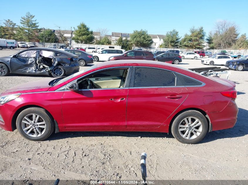 2015 Hyundai Sonata Se VIN: 5NPE24AF5FH097475 Lot: 40770544