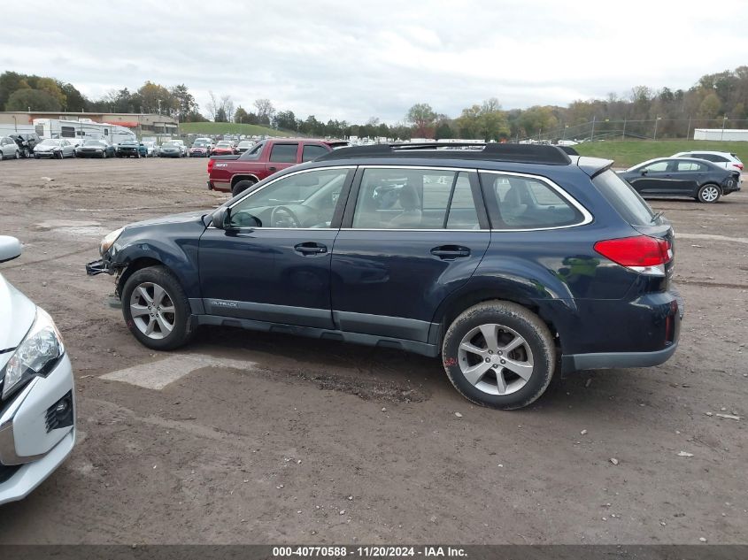 2014 Subaru Outback 2.5I VIN: 4S4BRBAC4E3270062 Lot: 40770588