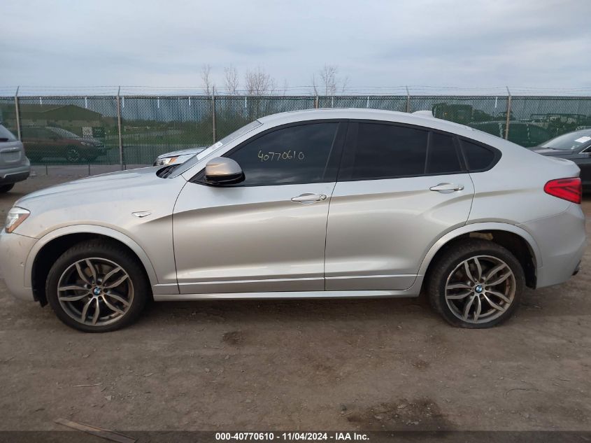 2017 BMW X4 M40I VIN: 5UXXW7C56H0U25651 Lot: 40770610