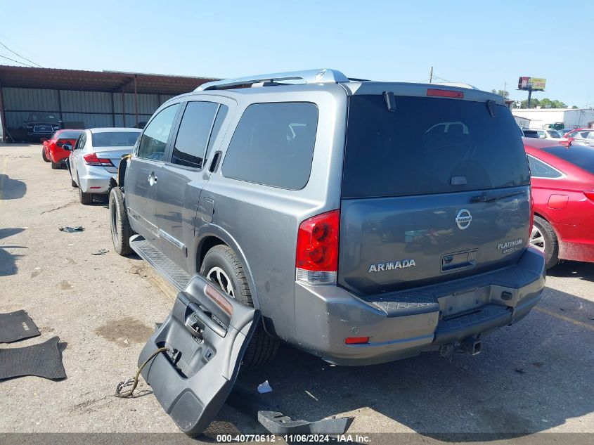 2014 Nissan Armada Platinum VIN: 5N1BA0NF3EN600858 Lot: 40770612