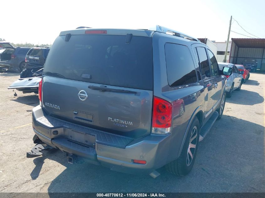 2014 Nissan Armada Platinum VIN: 5N1BA0NF3EN600858 Lot: 40770612