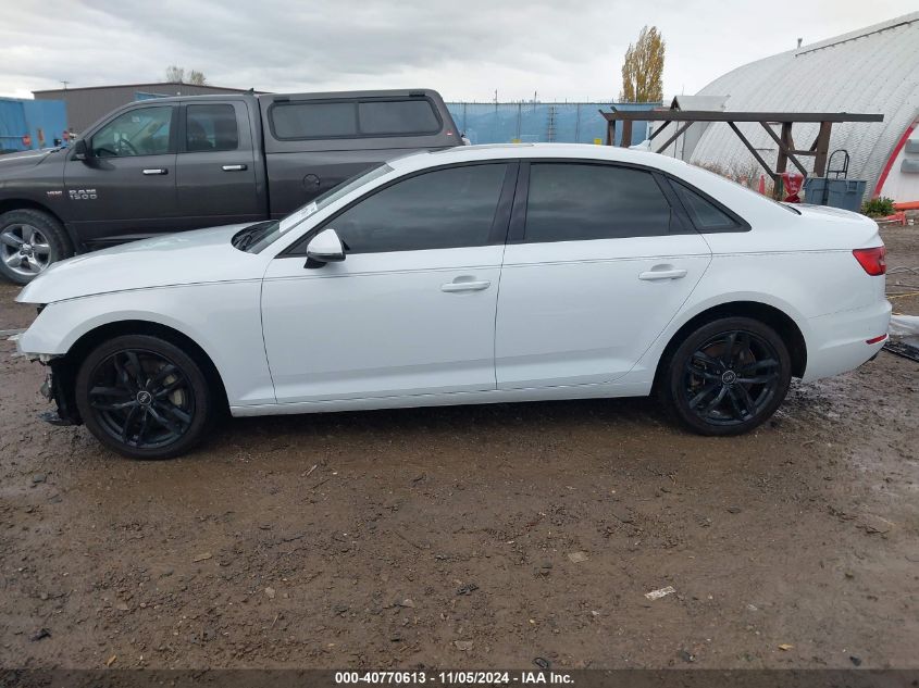 2017 Audi A4 2.0T Premium VIN: WAUANAF4XHN035744 Lot: 40770613