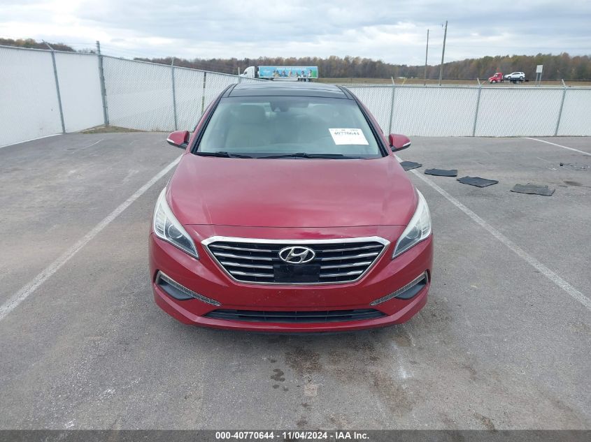 2015 Hyundai Sonata Limited VIN: 5NPE34AF9FH117529 Lot: 40770644