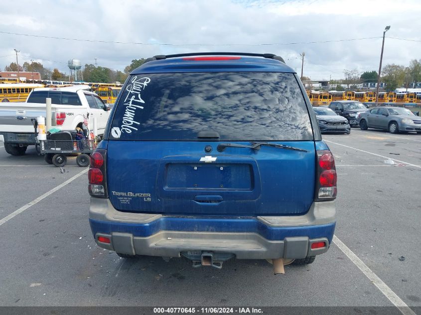 2005 Chevrolet Trailblazer Ext Ls VIN: 1GNET16S956166699 Lot: 40770645