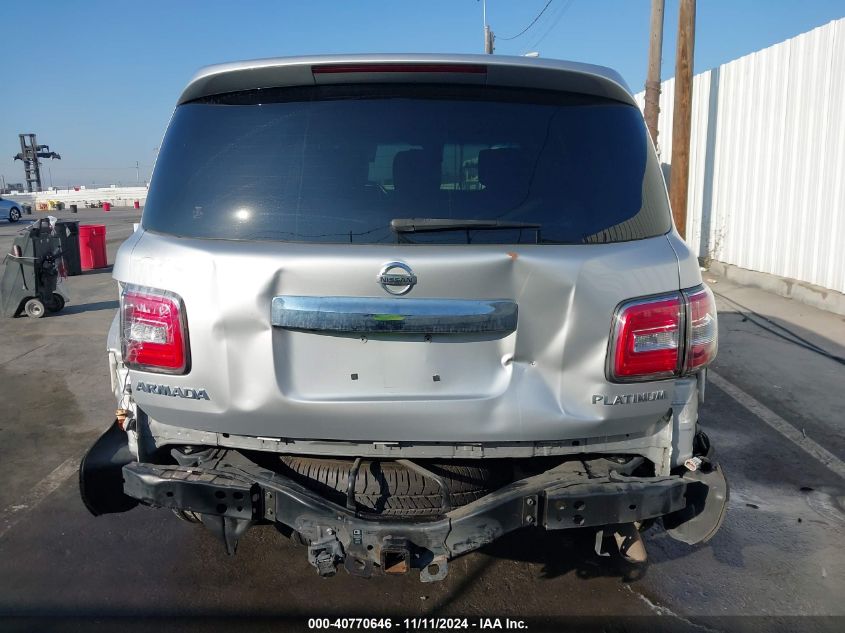 2017 Nissan Armada Platinum VIN: JN8AY2ND4H9005119 Lot: 40770646