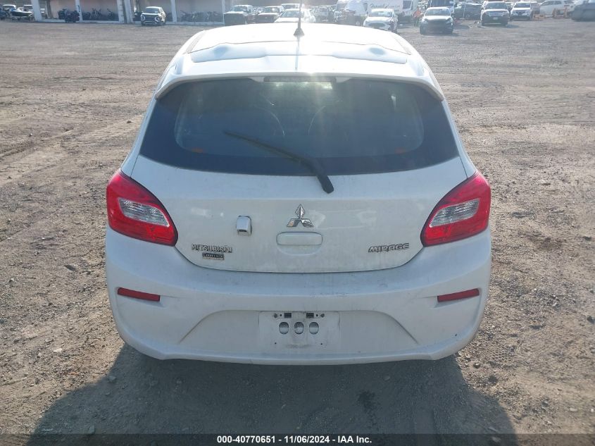 2019 Mitsubishi Mirage Le VIN: ML32A5HJ2KH004722 Lot: 40770651