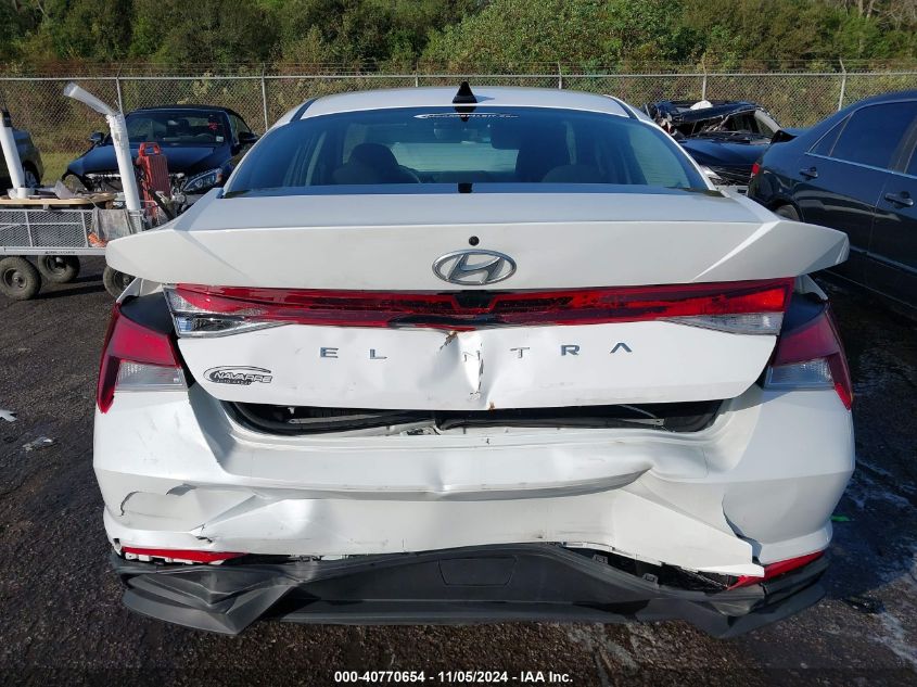 2022 Hyundai Elantra Sel VIN: 5NPLS4AG6NH079940 Lot: 40770654