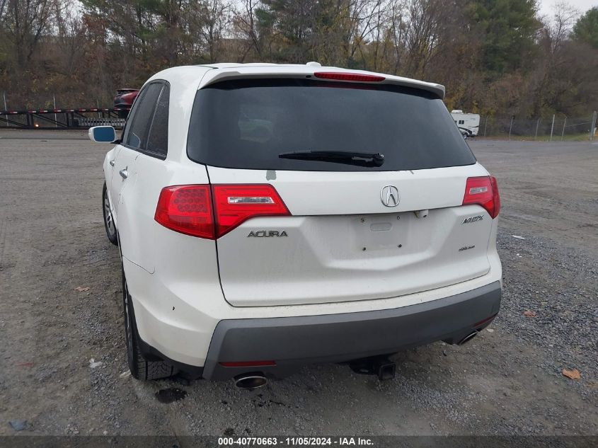 2008 Acura Mdx Technology Package VIN: 2HNYD28498H530026 Lot: 40770663