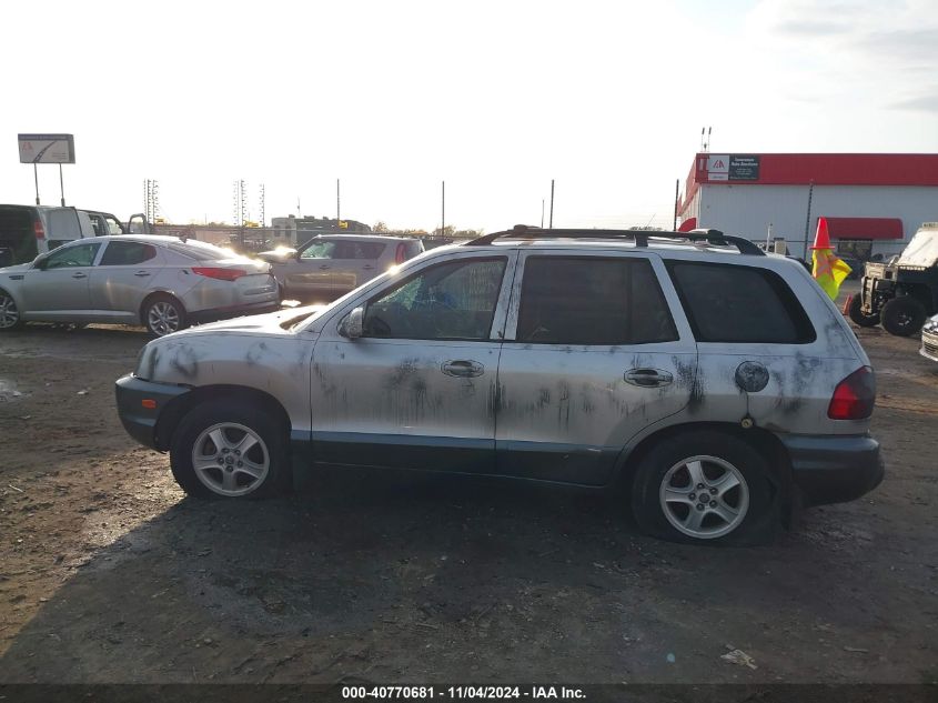 2002 Hyundai Santa Fe Gls/Lx VIN: KM8SC73D02U242642 Lot: 40770681