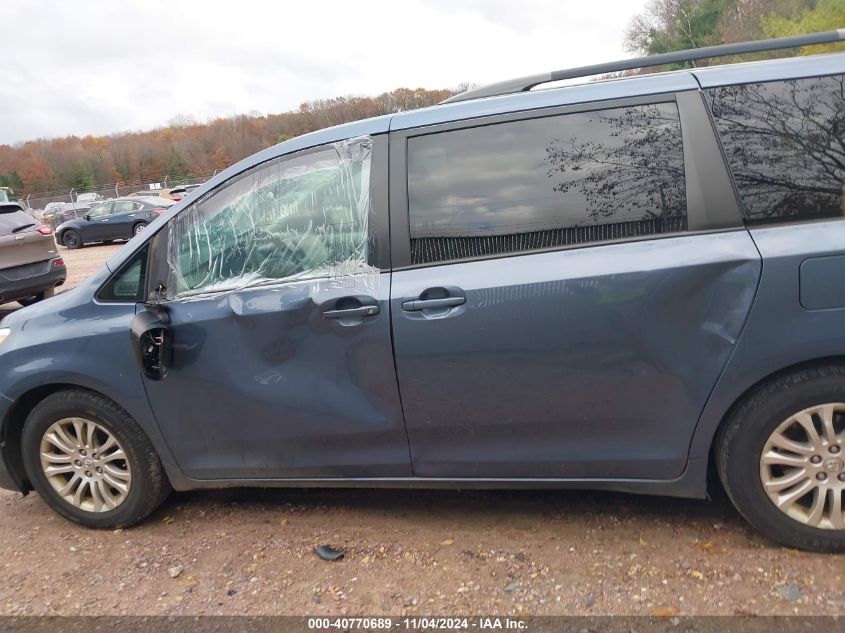 2013 Toyota Sienna Xle V6 8 Passenger VIN: 5TDYK3DC6DS349105 Lot: 40770689