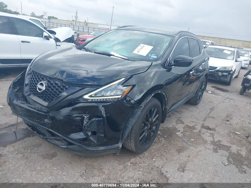 VIN 5N1AZ2BJ8PC102744 2023 Nissan Murano, Sv Fwd no.2