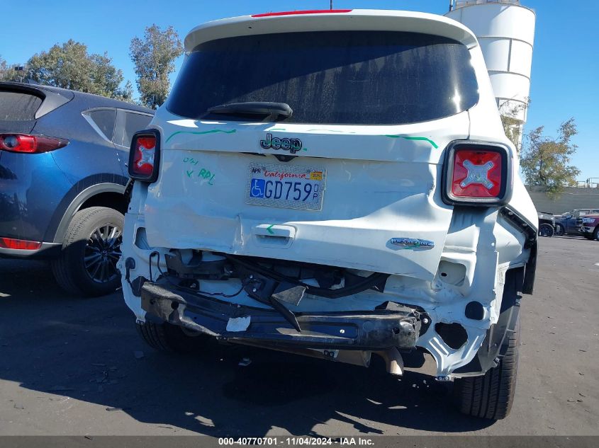 2020 Jeep Renegade Latitude Fwd VIN: ZACNJABB3LPL34445 Lot: 40770701