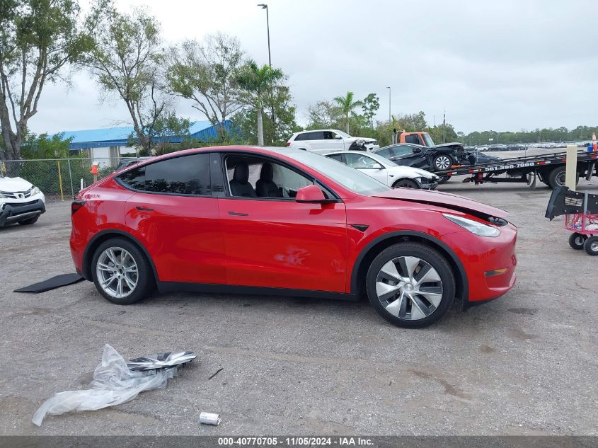 2021 Tesla Model Y Long Range Dual Motor All-Wheel Drive VIN: 5YJYGDEEXMF145788 Lot: 40770705